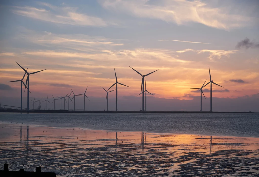 Coastal wind turbines